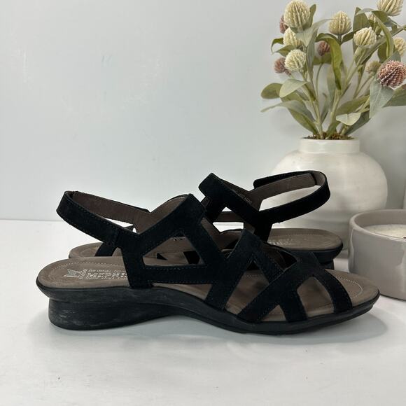 Mephisto Pamela Air Relax Nubuk Leather Comfort Sandals Black Women's EU 41/11 - Picture 7 of 12